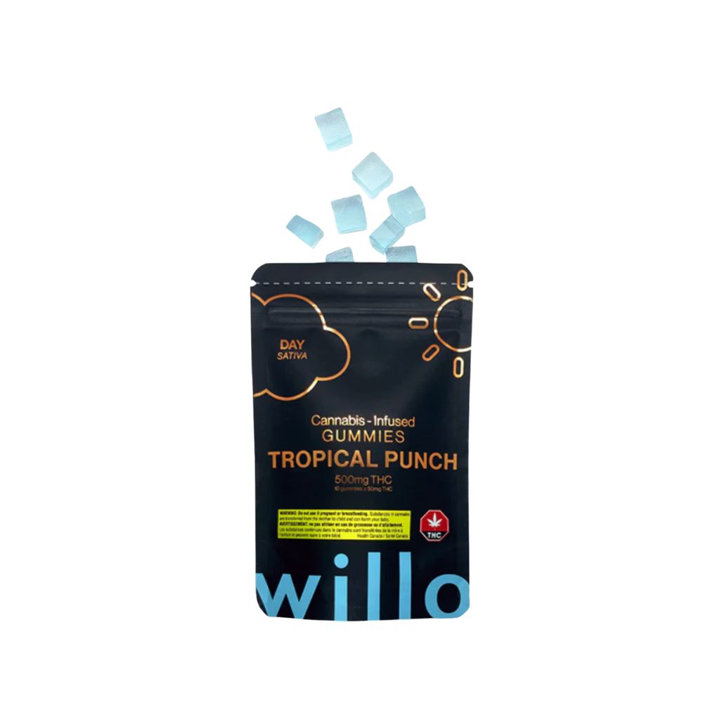 Willo 500mg THC Gummies - Tropical Punch